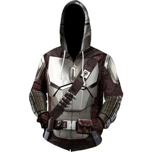 Star Cosplay Hoodie 3D Printed Sweatshirt Men Women Casual Streetwear Zip Up Jacket Coat