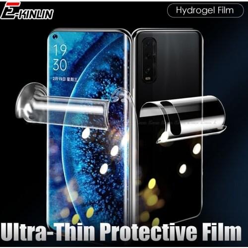 HD Curverd Protective Hydrogel Film For Realme X7 GT Neo 5G Q3 Pro Full Screen Protector Frame Rim Sticker Cover Not Glass