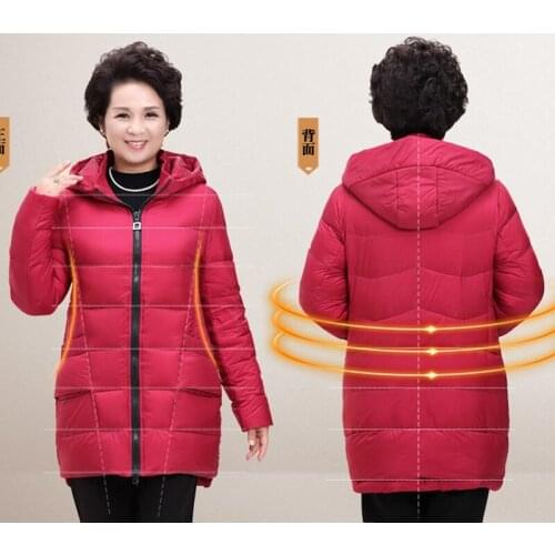 Woman Jacket 2020 Winter Brand Parkas White Duck Down Coat Light Jacket daunenjacke frauen Warm Jackets Plus Size 5XL XC028
