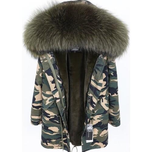 Women Winter Jackets Long Coat 2019 Women Winter Coat With Real Fur Parka Plus Size Fashions Hooded Middle Long Overcoat