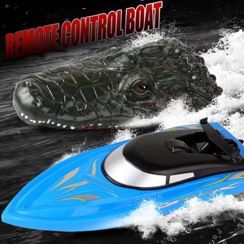 2.4G Remote Control RC Racing Boat Toy Gift Cool Portable for Children Kids Boy