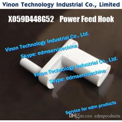 2pcs/lot) edm Power Feed Hook X059D448G52 for Mitsubishi FA10,FA20,FA30.MDQ74500,MDQ745A,X268D042G51 Power Feed Contact Opener