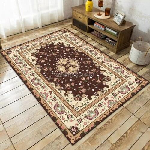 200*300cm Fashion European Atmosphere Elegant Fresh Flower Living Room Bedroom Kitchen Bedside Carpet Mat Customization