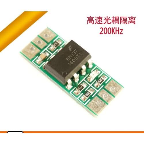6N137 High-speed Optocoupler Isolation Module Signal Level Conversion 3.3V 5V 12V 24V NPN