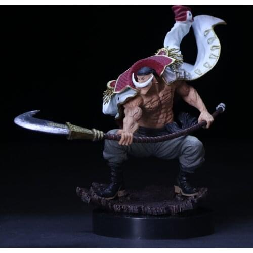 Anime One Piece White Beard Pirates Edward Newgate PVC Action Figures Collectible Model Kids Toys Doll 22cm