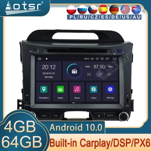 Car Radio GPS Navigation For KIA Sportage 3 4 Touch Screen 2010 - 2016 Android Multimedia Player Touch Screen Stereo Head Unit