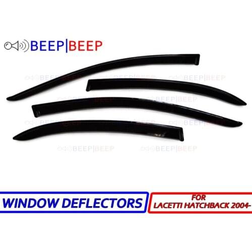 For Chevrolet Lacetti Hatchback 2004- car window deflectors wind deflector sun guard rain vent visor cover accessories styling