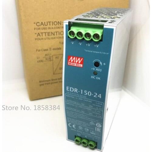 EDR-75 120 150 12V 24V 48V meanwell EDR-75 120 150 12 24 48 V Single Output Switching Power Supply