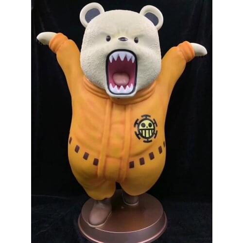 Anime Bepo Bear Gk Large Size Silicone Material Action Figure Collectible Model Toy Children Christmas Gifts 60cm