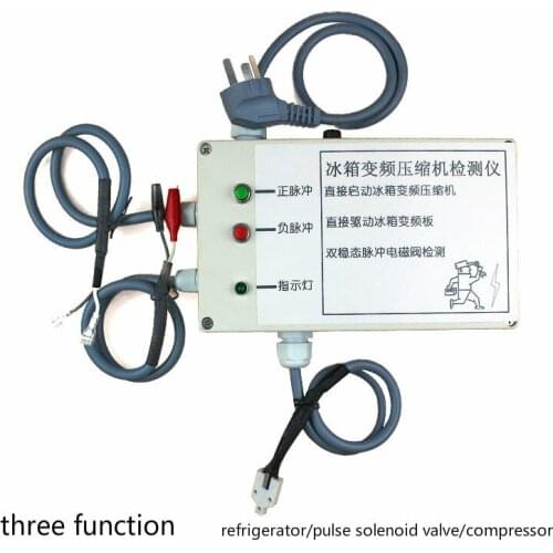 Test instruments detecting instrument for inverter refrigerator/pulse solenoid valve/compressor refrigeration detection system