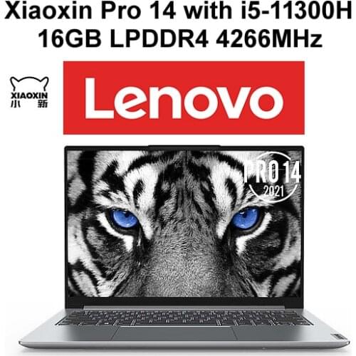 Exquisite Lenovo Xiaoxin Pro 14 2021 Laptop With AMD Ryzen 5000 Series or i5-11300H 14 Inch 2240x1400 16GB DDR4 Metal RJ45