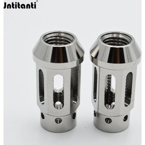 Jntitanti Ultra lightweight high-strength customized Gr5 titanium lug nut M12/M14*1.25/1.5*45mm