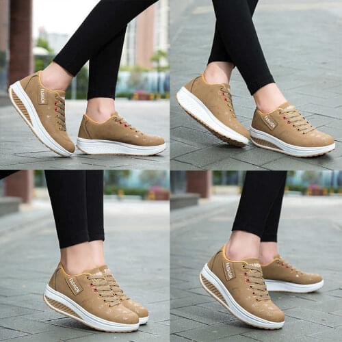 Big Size Sport Sneakers Woman Shoes Sports Platforms Light Soft Womens Running Shoes Black Blue Autumn Low Top Women Shoe H6