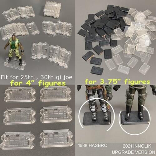 Lot G.I. JOE Stand Base for 3.75" / 4" GI Joe Action Figures Cobra Action Force Soldier Military Doll Dispaly Accessories Toys