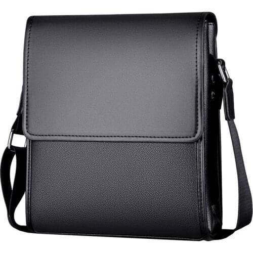 New High Qualit Arrival Business Men Messenger Bags leather business bag Male Handbag Shoulder Bag Fashion bags Solid