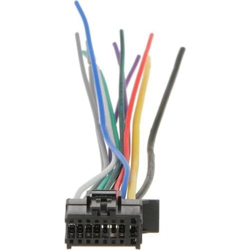 Wire Harness Adaptor For Pioneer 2350 Car Stereo Radio ISO Standard Connector Adapter 16 Pin Plug Cable Car Wire Cable Adapter