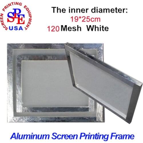 Aluminum Alloy Screen Frame for screen printing inner size 19*25cm with 120mesh
