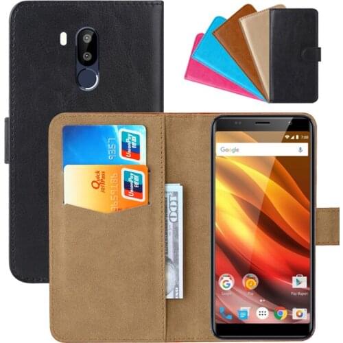 Luxury Wallet Case For Vertex Impress Fire PU Leather Retro Flip Cover Magnetic Fashion Cases Strap