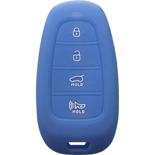 Key Case Silicone for Hyundai I40 2019 Key Cover for Hyundai Solaris Azera Grandeur DN8 Elantra Sonata I30 I35 Car Key Cover Cap