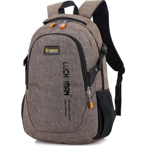 2021 New Unisex Student Laptop Backpack Large Capacity Fashion College School Bags Man Teenages Computer Designer Bag For Men