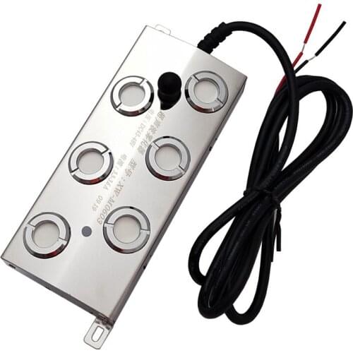 DC45-48V Ultrasonic 6-head atomizing plate mist generator for atomizing head landscape spray water mist device pool rockery