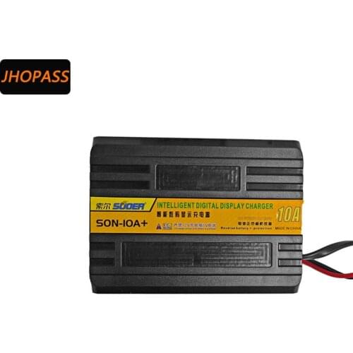 LCD smart 6V/12V 10A Full Automatic DC220V Fast Battery Charger For Car/ Motorcycle lead acid battery charger
