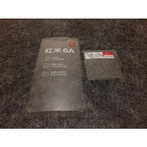 100pcs/lot Factory Front Screen Protector Film for Xiaomi Redmi 6 6A new phone film refurbishment