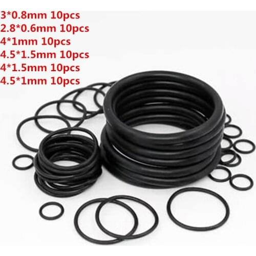 6 Size 60pcs/Bag Universal Rubber Seal O-Ring Gas Seal Kit For Famous Brand Lighter Gasket Oil-Resistant Repair Upgrade Supplies