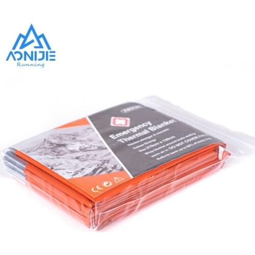 AONIJIE Multifunction Emergency Survival Blanket Insulation First Aid Kits Keep Warm For Outdoor Camping Hiking Trail Running