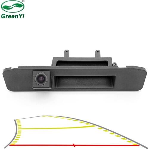 Vehicle Dynamic Trajectory Parking Line Car Trunk Handle Rear View Camera For Mercedes Benz ML A180 A200 A260 GLA GLC GLE