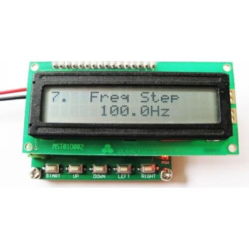 Free Shipping! DDS Signal Generator Function generator 0.1hz ~ 100khz + frequency meter