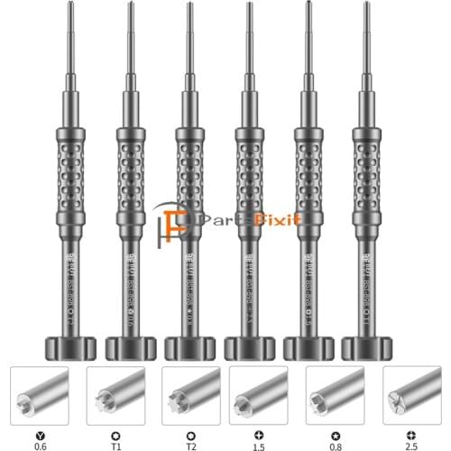 BST-898 3D screwdriver Torx 0.8 Phillips 1.5 2.5 Y0.6 HexT1 T2 S2 Alloy Steel Bit Screwdriver for iPhone dismantling tool