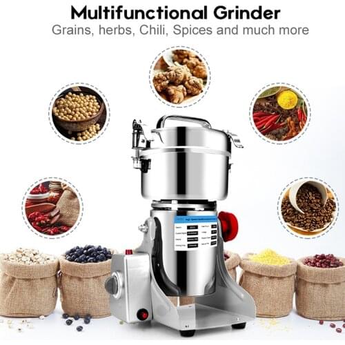 Stainless Steel Coffee Grinder Machine Electric for Home Office Use