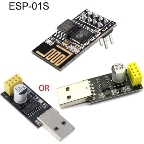ESP01 Programmer Adapter UART GPIO0 CH340G USB to ESP8266 ESP-01 CH340G Serial