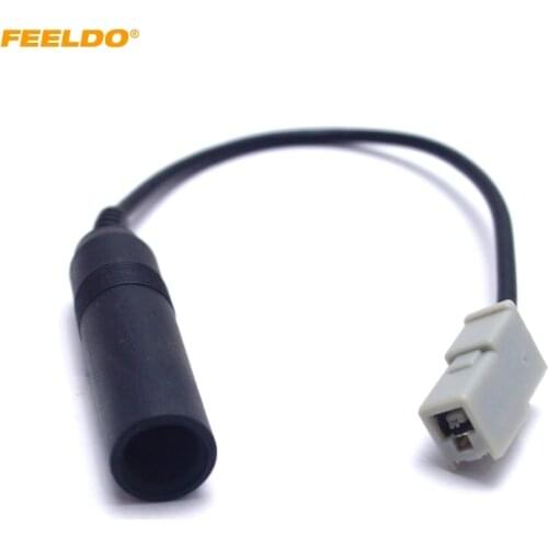 FEELDO 10Pcs Car Aftermarket Stereo Male Antenna Adapter For Hyundai / Kia KI-11 Car Radio Antenna Adapter Wire Cable Harness