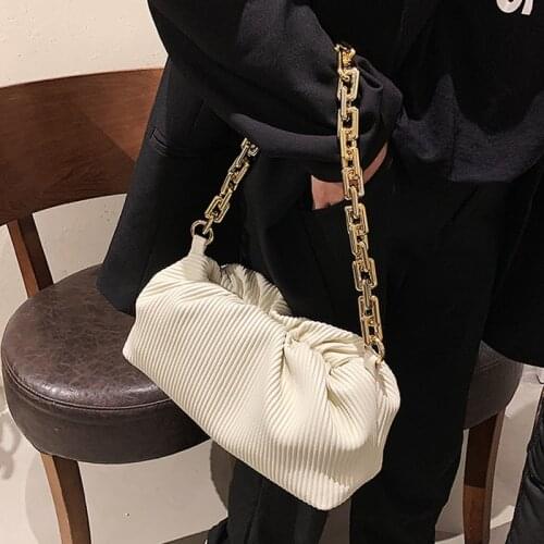 Branded Womens Shoulder Bags PU Leather Crossbody Bag for Women 2021 Chain Handbags and Purses Female Travel Designer Green