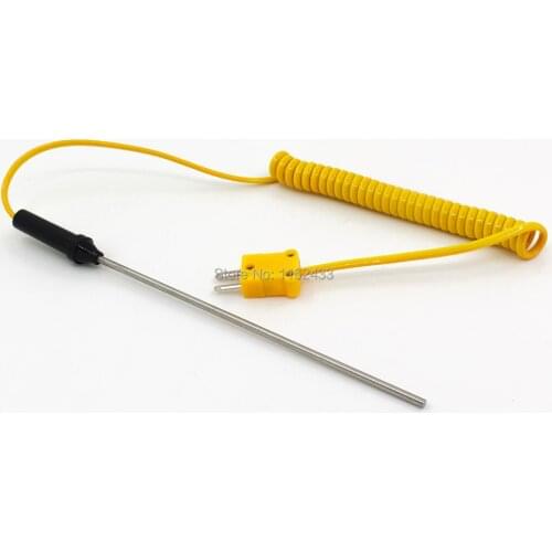 TP-02 K type 150mm probe head plug connection thermocouple temperature sensor for TM-900C TES1310/1320