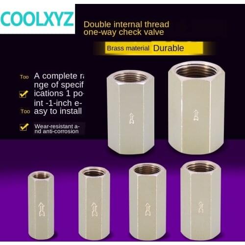 Brass vertical check valve 1/2/3/4/6 minute 1 inch check valve check valve CV-01 / 02/03 pneumatic accessories