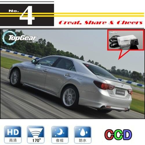 LiisleeHigh Quality Rear View Back Up Camera Car Camera For TOYOTA Reiz Mark X MarkX MK2 2010~2016 For PAL / NTSC | CCD + RCA