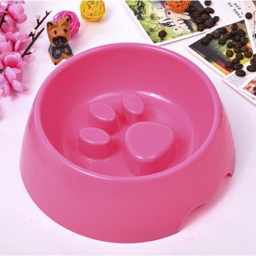 Dog Slow Feeder Bowl Paw Creative Plastic Puppy Slow Feeder Puppy Food Bowl Pet Small Bowl Cat Water Bowl Legendog