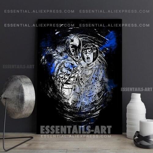 Bruno Bucciarati Sticky Fingers JoJos Bizarre Poster Canvas Wall Art Painting Decor Pictures Bedroom Home Decoration Prints