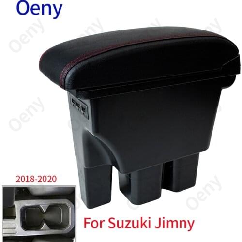 For Suzuki Jimny Armrest Jimny 2020 2019 2018 2017 JB74 Retrofit parts Car Armrest box Storage box car Interior accessories 3USB
