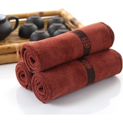 3PCS Microfiber Cleaning Tea Towel Style Pocket Tissue Absorbent Restaurant CoffeeTea Towels for Kitchen Cotton restaurant