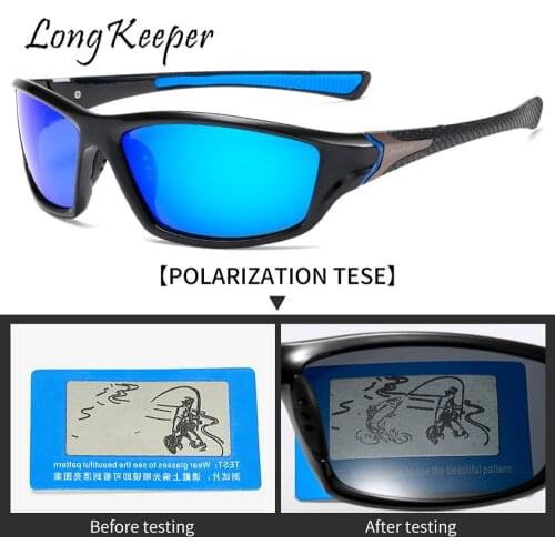 LongKeeper Polarized Sunglasses Men Women Brand Design Fishing Glasses Driving Goggles Outdoor Sport Eyewear Okulary Oculos UV