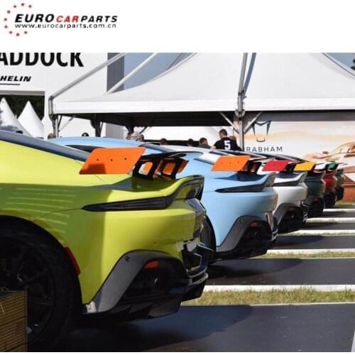 Vantage 2019 spoiler fit for Aston 2019-2020model Vantage to H-style DRY carbon fiber rear wing for vantage spoiler with bracket