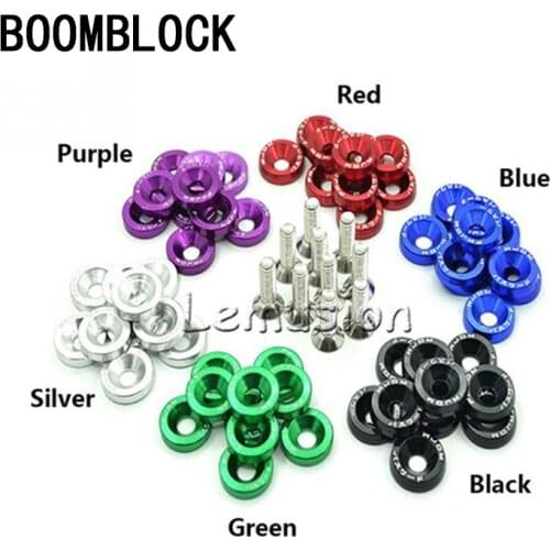 Car-styling 10x Nuts Bolts Screws For Citroen C4 C5 Hyundai Solaris I30 VW Polo T5 Ford Fiesta Fusion Mustang Opel Accessories