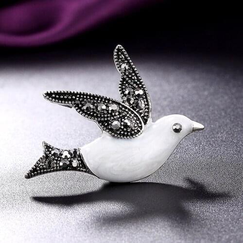 Zlxgirl jewelry Colorful Enamel Bird Branches Brooches Kids Lady Corsage Clips For Suit Scarf Dress Decoration bags bojoux