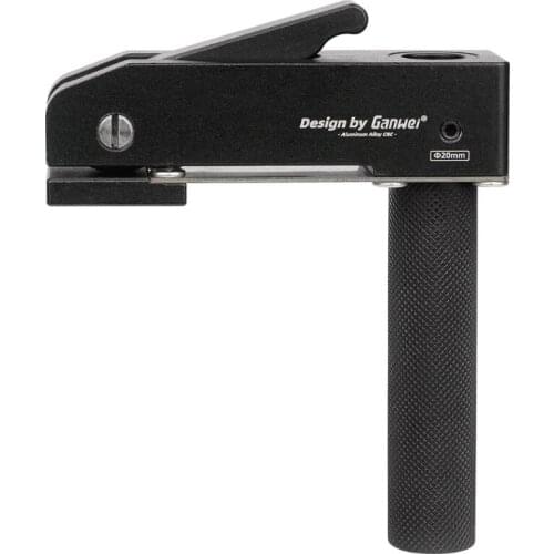 Quick Acting Hold Down Woodworking Desktop Clamp Adjustable Hand Gears Rail Table Saw Router Clamp 19/20mm Jig Hole Tool