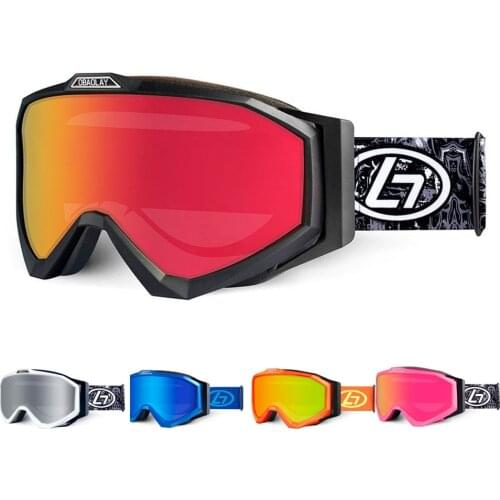 1Pcs Ski Goggles Double Layers UV Anti-fog Big Ski Mask Glasses Skiing Snow Snowboard Goggles H052