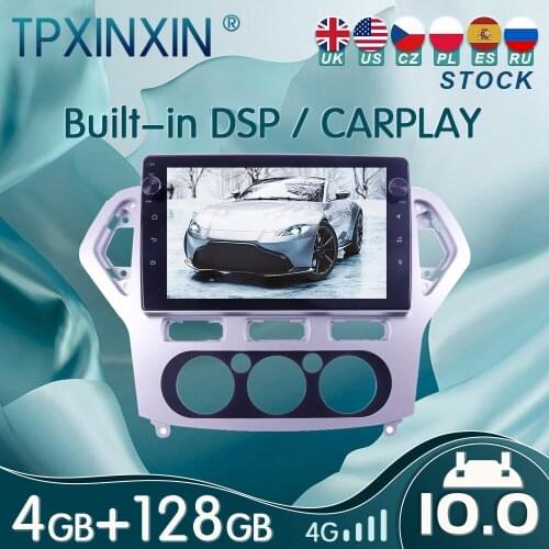 10.0 PX6 For Ford Mondeo MK4 2007 - 2010 Android Car Stereo Radio with Screen Radio Player Car GPS Navigation Head Unit